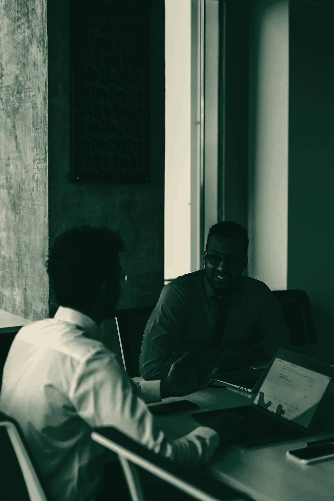 The Matrix team in a working session